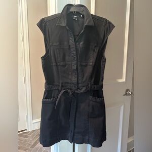 Paige Jaxsyn dress, size 12, black denim